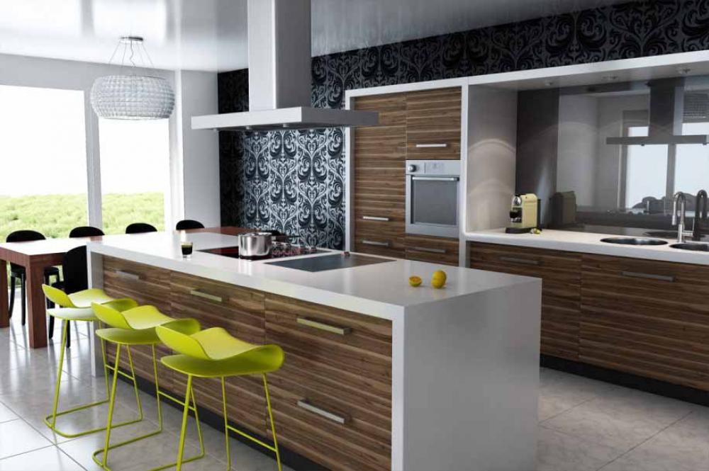 Desain Dapur Rumah Berkonsep Terbuka